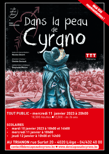 SPECTACLE | DANS LA PEAU DE CYRANO au Trianon !