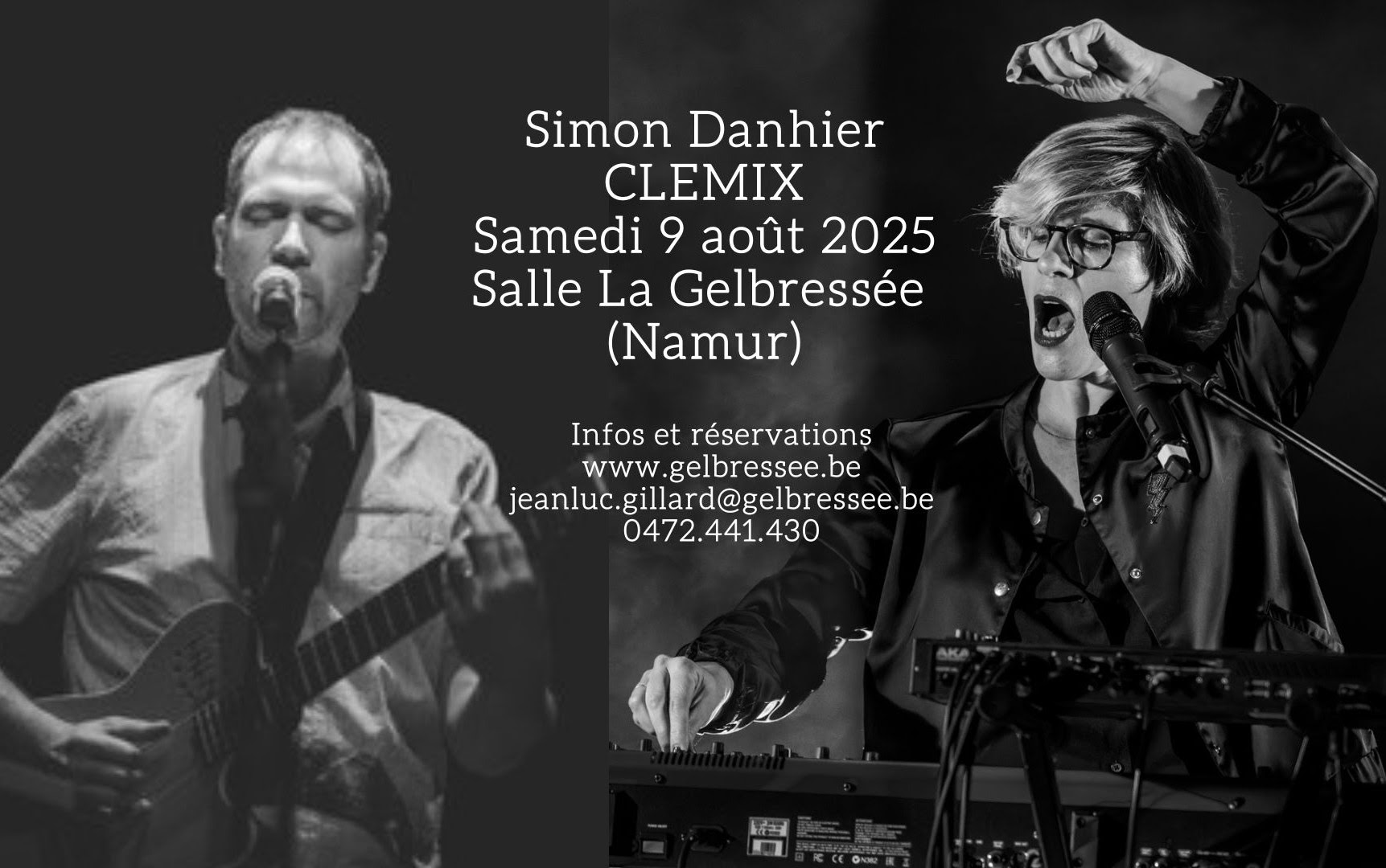 SORTIES | Gelbressée : chanson française avec Simon Danhier et CLEMIX